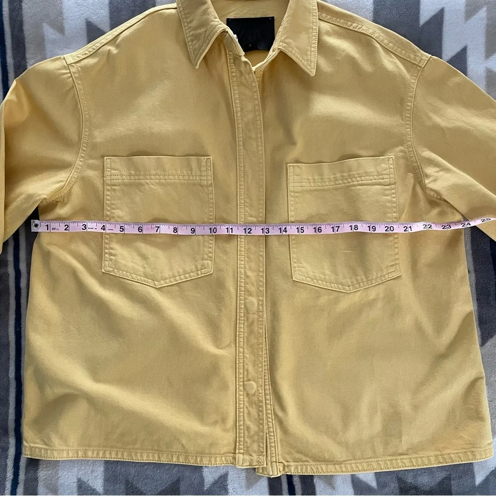 ZARA Women’s Collection Pocket Overshirt Size Small - Picture 3 of 6